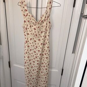 Marshalls Brown and Orange Sleeveless Sundress